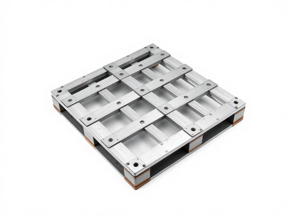 Steel pallet product photograph