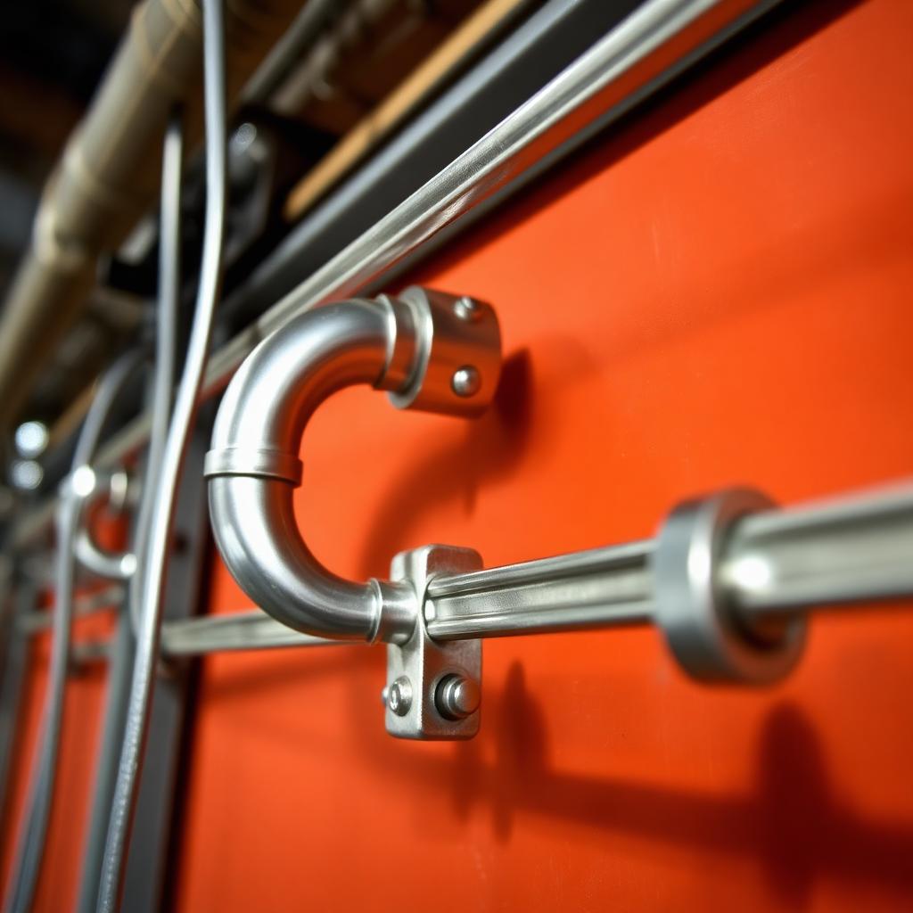 Cable tray fittings and bends detail